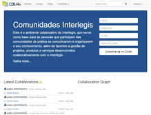 Tablet Screenshot of colab.interlegis.leg.br