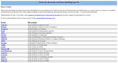 Desktop Screenshot of listas.interlegis.gov.br